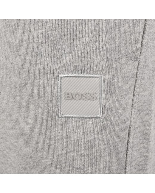 Boss Gray Boss Sestart Jogging Bottoms for men