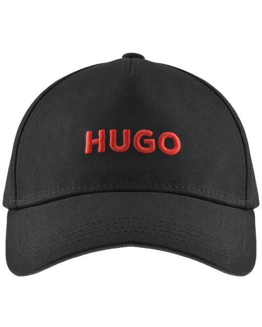 HUGO Black Jude Baseball Cap for men