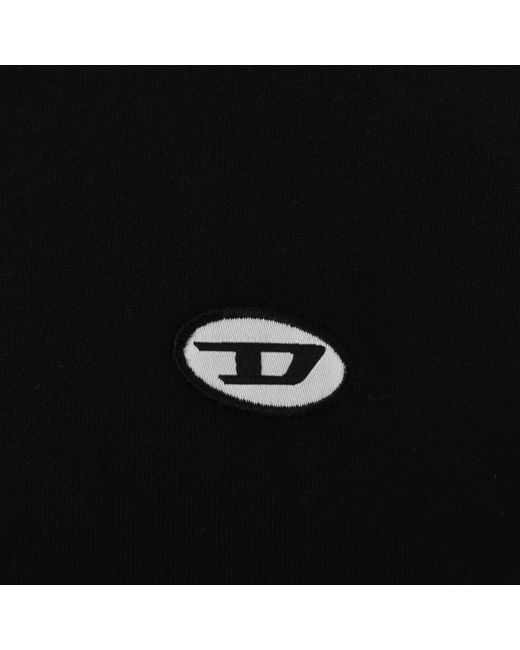 DIESEL Black Rob Doval Sweatshirt for men
