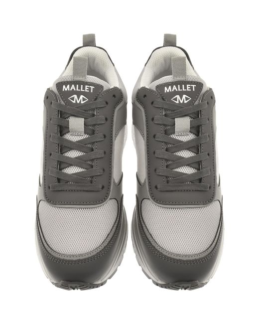Mallet Gray Bethnal Trainers Dark for men