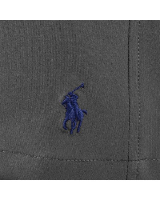 Ralph Lauren Gray Traveller Swim Shorts for men