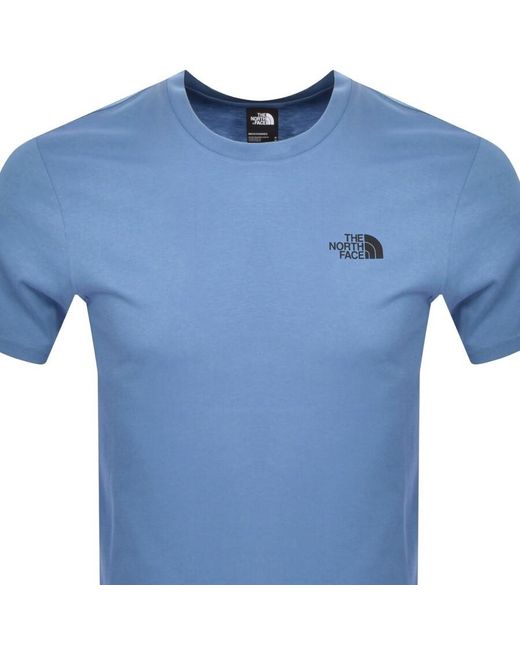The North Face Blue Simple Dome T Shirt for men