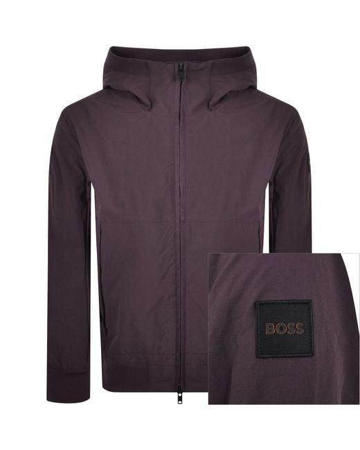 Boss Purple Boss Oloco Softshell Jacket for men