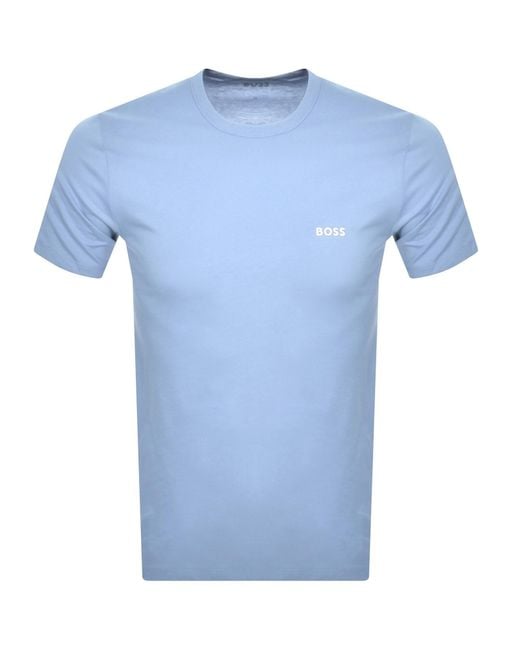 BOSS BUSINESS Blue Boss 3 Pack Crew Neck T Shirts for men
