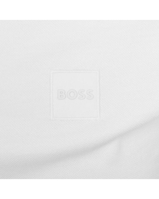 Boss White Boss Passertip Polo T Shirt for men