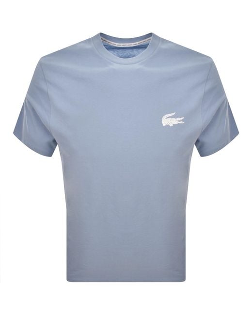 Lacoste Blue Crew Neck T Shirt for men