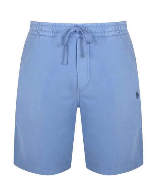 Ralph Lauren Blue Jersey Shorts for men