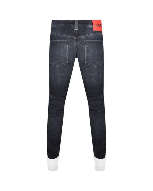 HUGO Blue 708 Slim Fit Jeans Charcoal for men