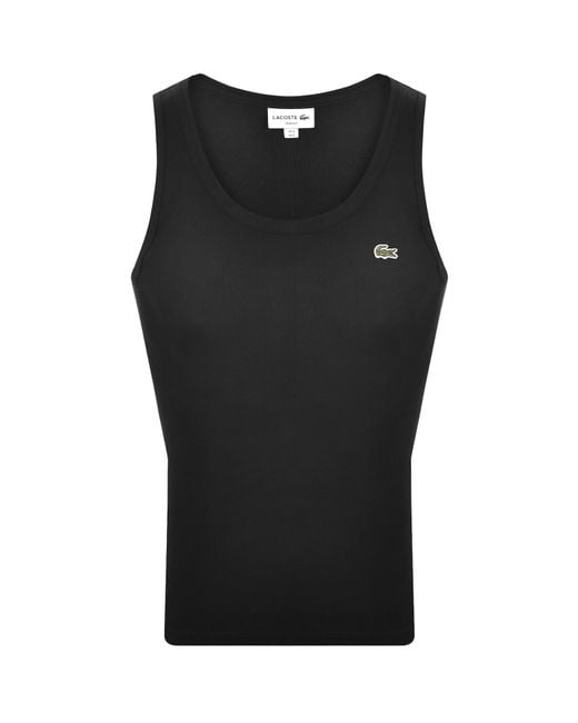 Lacoste Black Slim Fit Vest for men