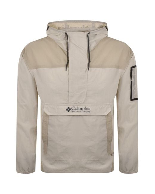 Columbia Gray Challenger Windbreaker Jacket for men