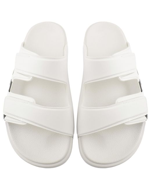 HUGO White Evander Sliders for men