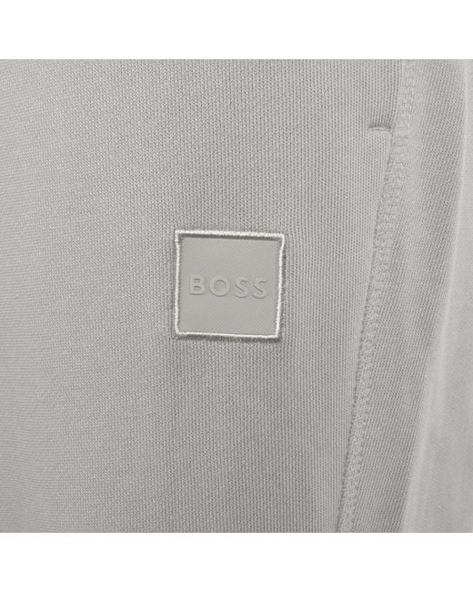Boss Gray Boss Sestart Jogging Bottoms for men