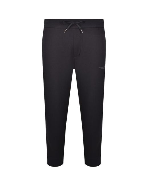 ARMANI EXCHANGE Black Logo Tracksuit for men