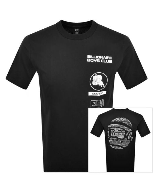 BBCICECREAM Black Bb Astro Digi T Shirt for men