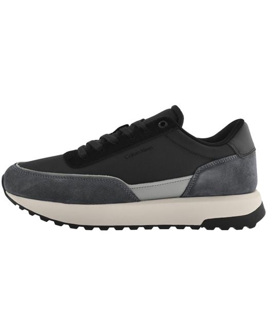 Calvin Klein Black Repreve Mix Trainers for men