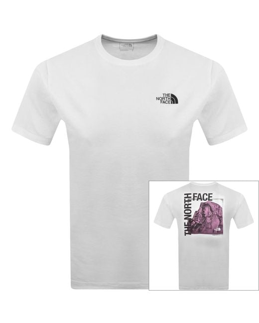 The North Face White Half Dome Photo T Shirt for men