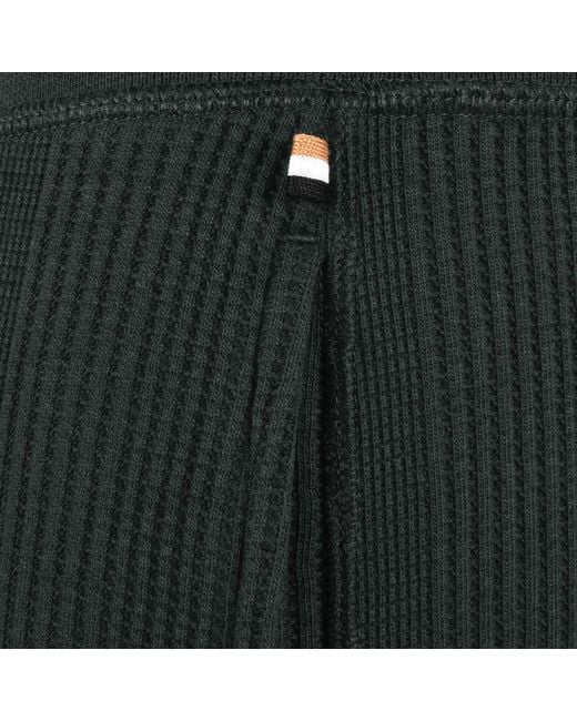 BOSS BUSINESS Gray Boss Waffle Structure Joggers for men