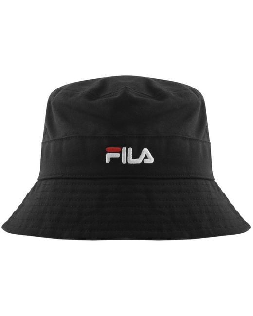 Fremmedgøre sennep Lima Fila Cotton Butler Bucket Hat in Black for Men - Save 38% - Lyst