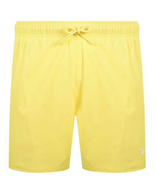 Armani Yellow Emporio Boxer Swim Shorts for men