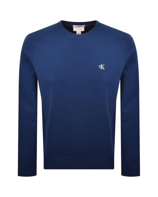 Calvin Klein Blue Sweatshirt Estate for men
