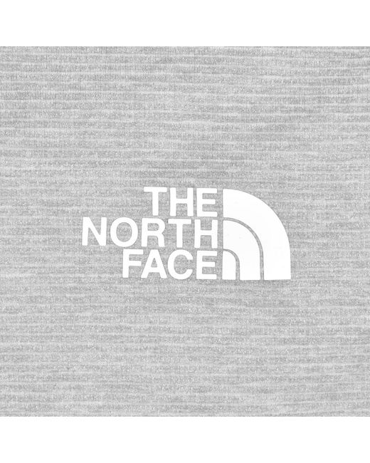 The North Face Gray 24/7 Quarter Zip T Shirt for men