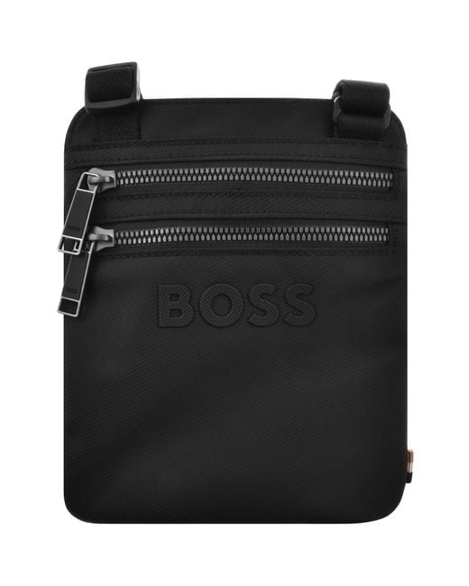 BOSS BUSINESS Black Boss Catch 3.0 Evenlope Bag for men