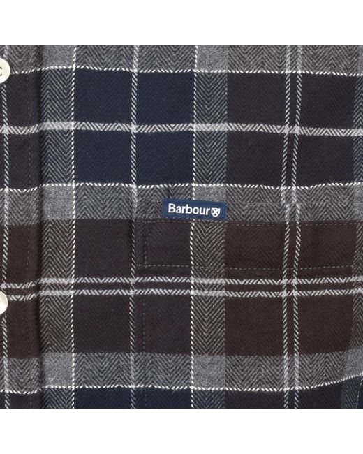 Barbour Black Kyeloch Tartan Tailored Fit Shirt for men