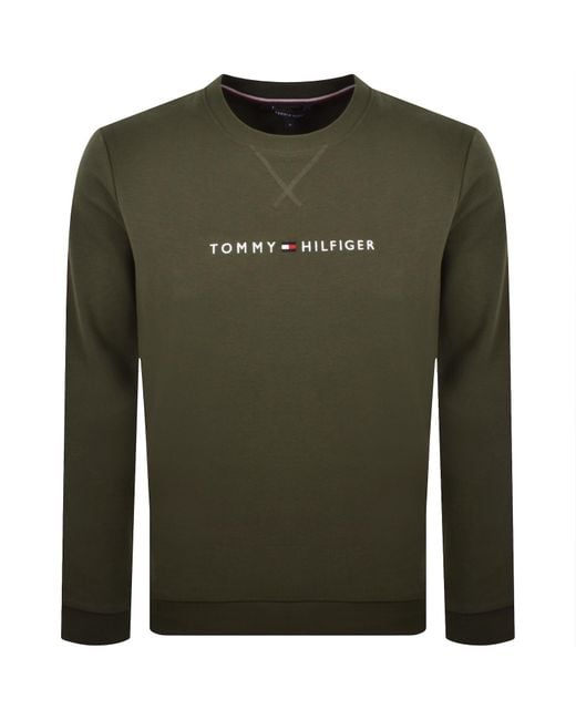 Tommy Hilfiger Green Track Top Sweatshirt for men