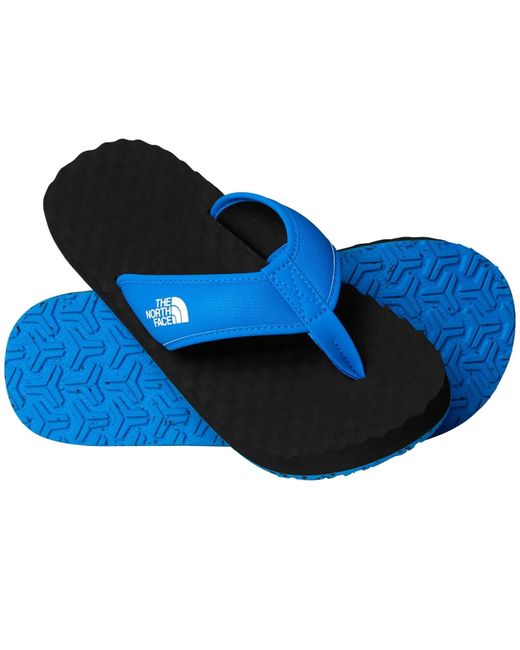 The North Face Blue Base Camp Sliders for men