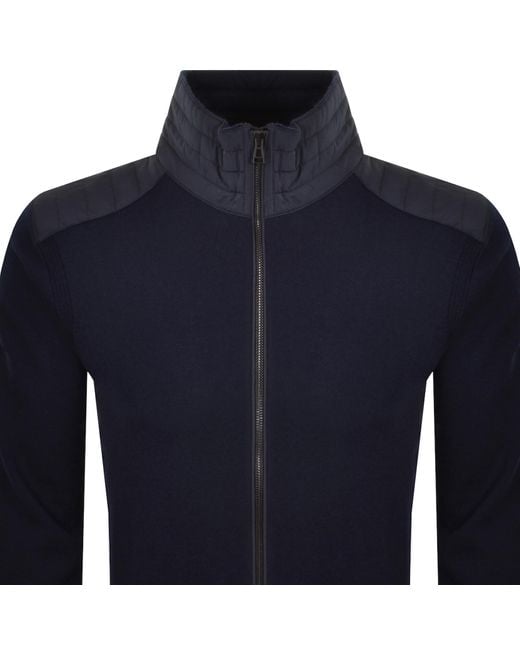 Belstaff Blue Kelby Zip Cardigan for men