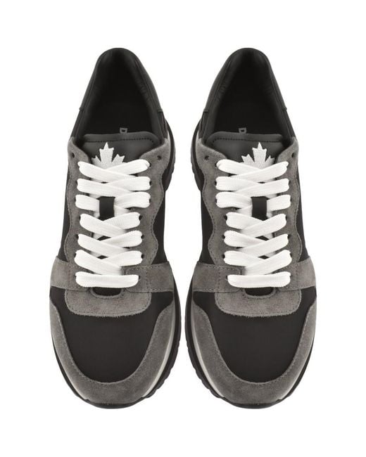 DSquared² Black Running Trainers for men