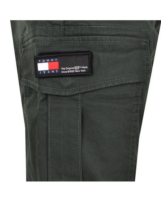 Tommy Hilfiger Austin Cargo Trousers in Black for Men | Lyst