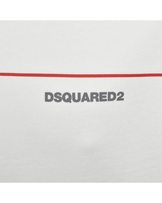 DSquared² White Logo Sweatshirt for men