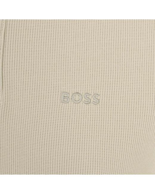 Boss Natural Boss Long Sleeved Polo T Shirt for men