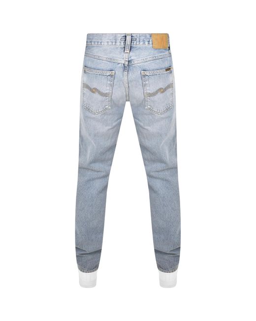 Nudie Jeans Blue Jeans Gritty Jackson Regular Fit Jeans for men