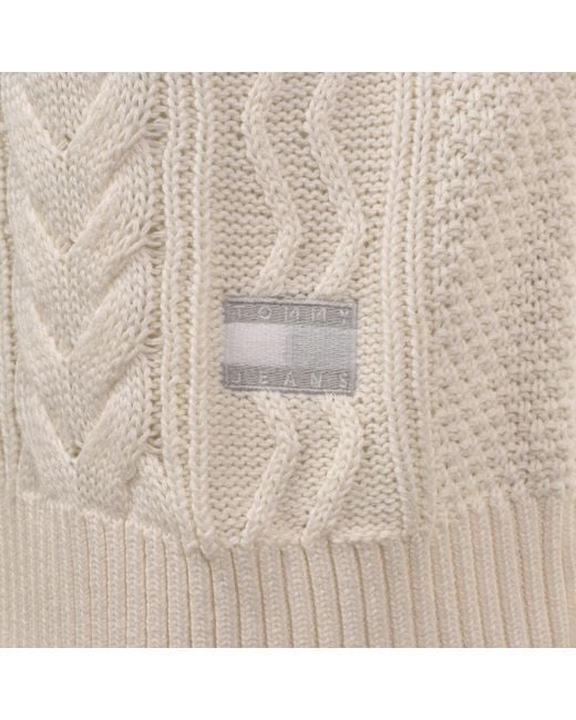 Tommy Hilfiger Natural Cable Knit Jumper for men