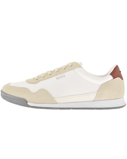 BOSS BUSINESS White Boss Titanium Trainers Open for men