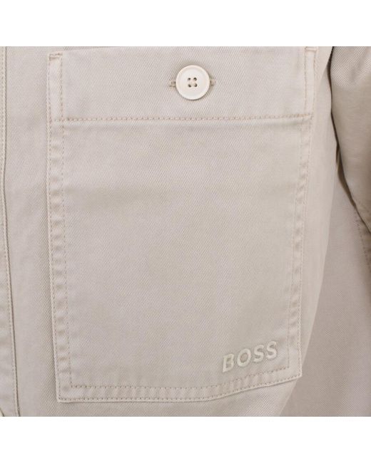 Boss Natural Boss Locky Overshirt Jacket for men