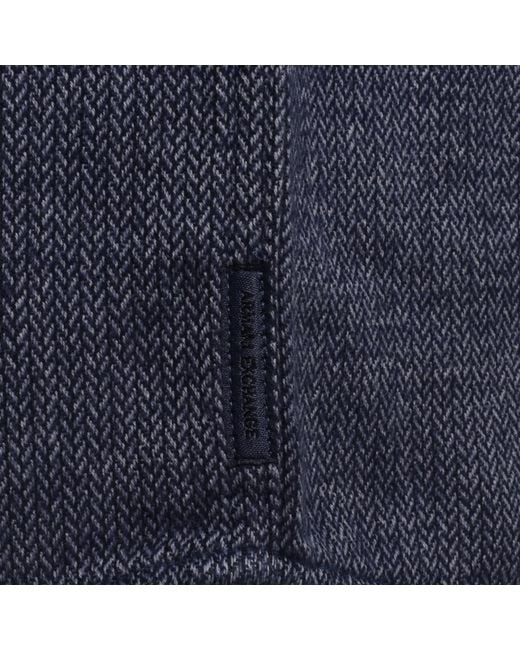 ARMANI EXCHANGE Blue Long Sleeve Shirt for men