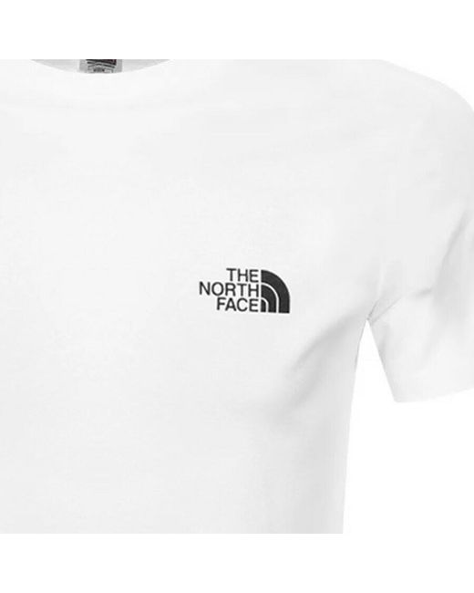 The North Face White Simple Dome T Shirt for men