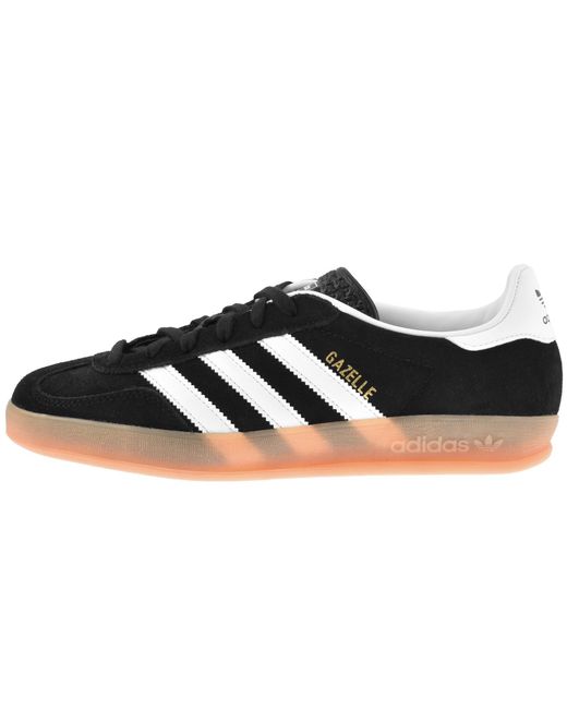 Adidas Originals Black Gazelle Trainers for men