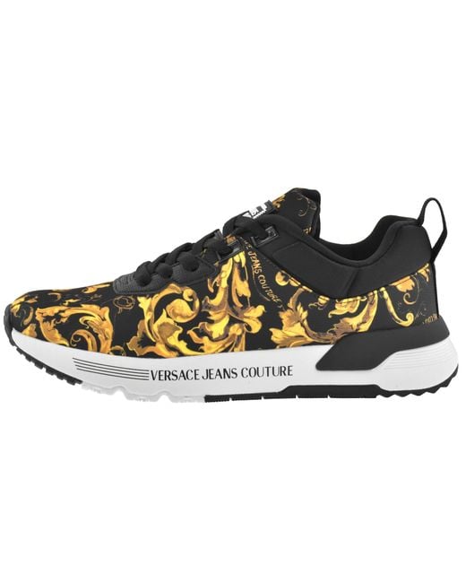 Versace Jeans Black Couture Dynamic Sa1 Trainers for men