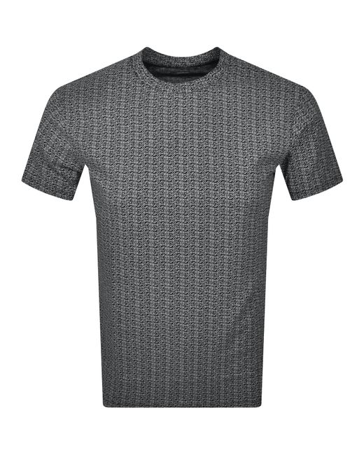 ARMANI EXCHANGE Gray Patterned T Shirt for men