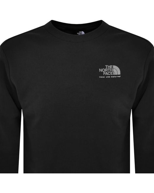 The North Face Black Crew Neck Sweatshirt for men