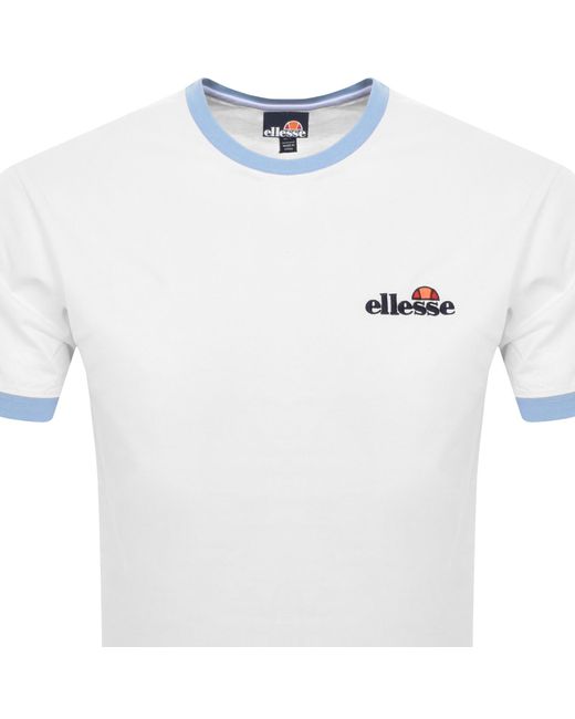 Ellesse White Meduno Logo T Shirt for men