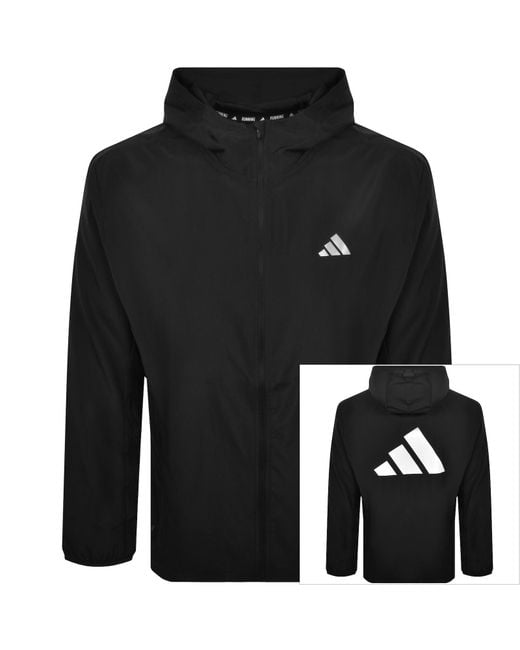 Adidas Black Run It Jacket for men