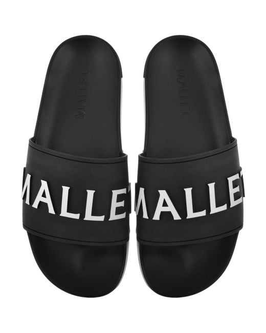 Mallet Black Serif Slider for men