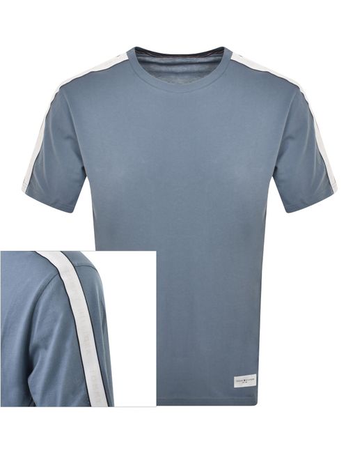 Tommy Hilfiger Blue Logo T Shirt for men