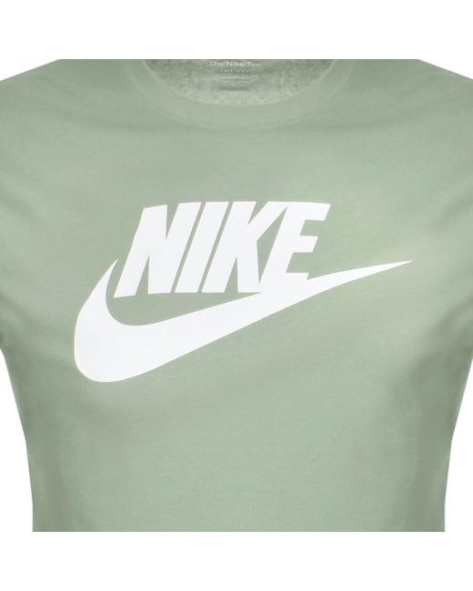 Nike Green Icon Futura T Shirt for men