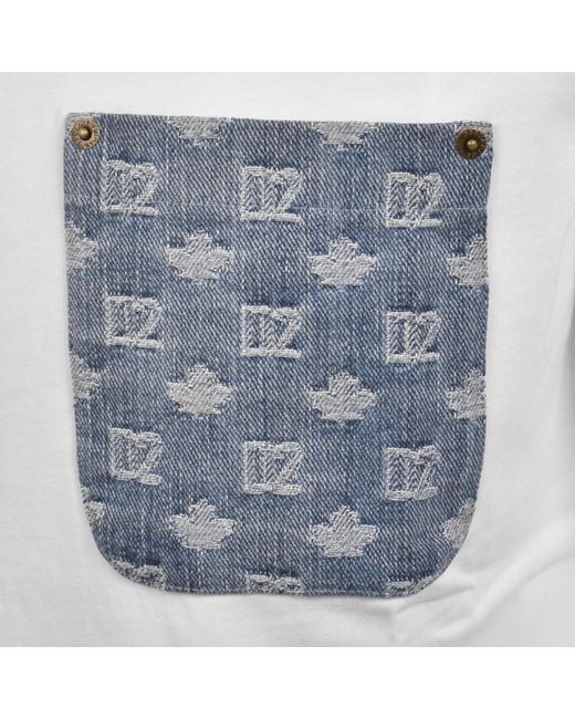 DSquared² Gray Loose Fit T Shirt for men